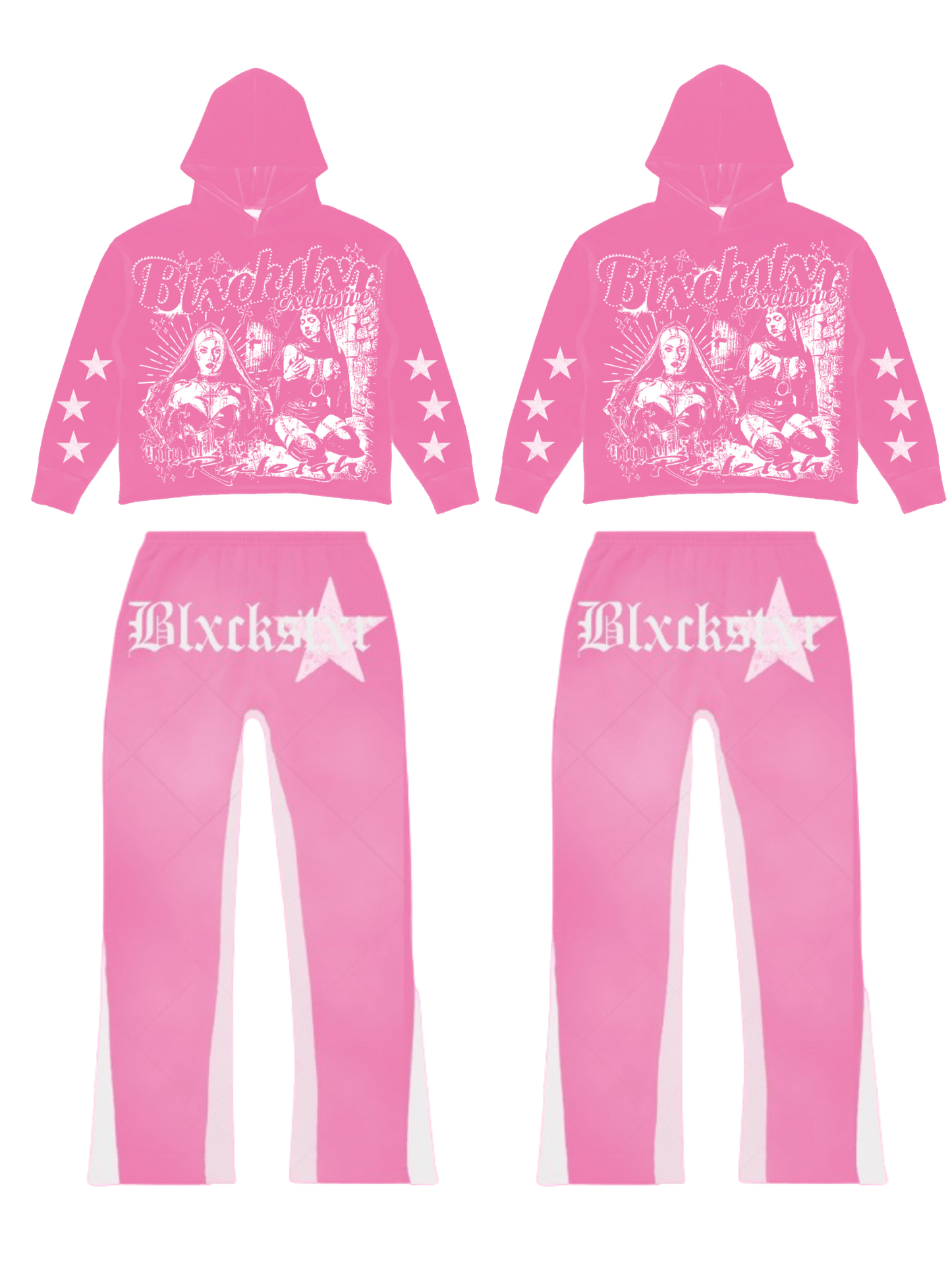 Blxckstxr "Double Pink Star" Set