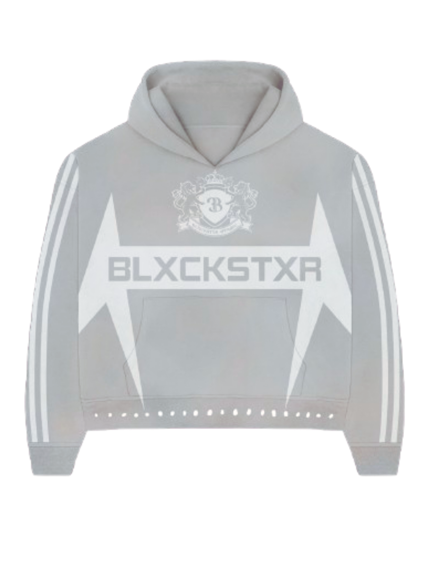 Blxckstxr "HEISMAN GRAY" Hoodie V2