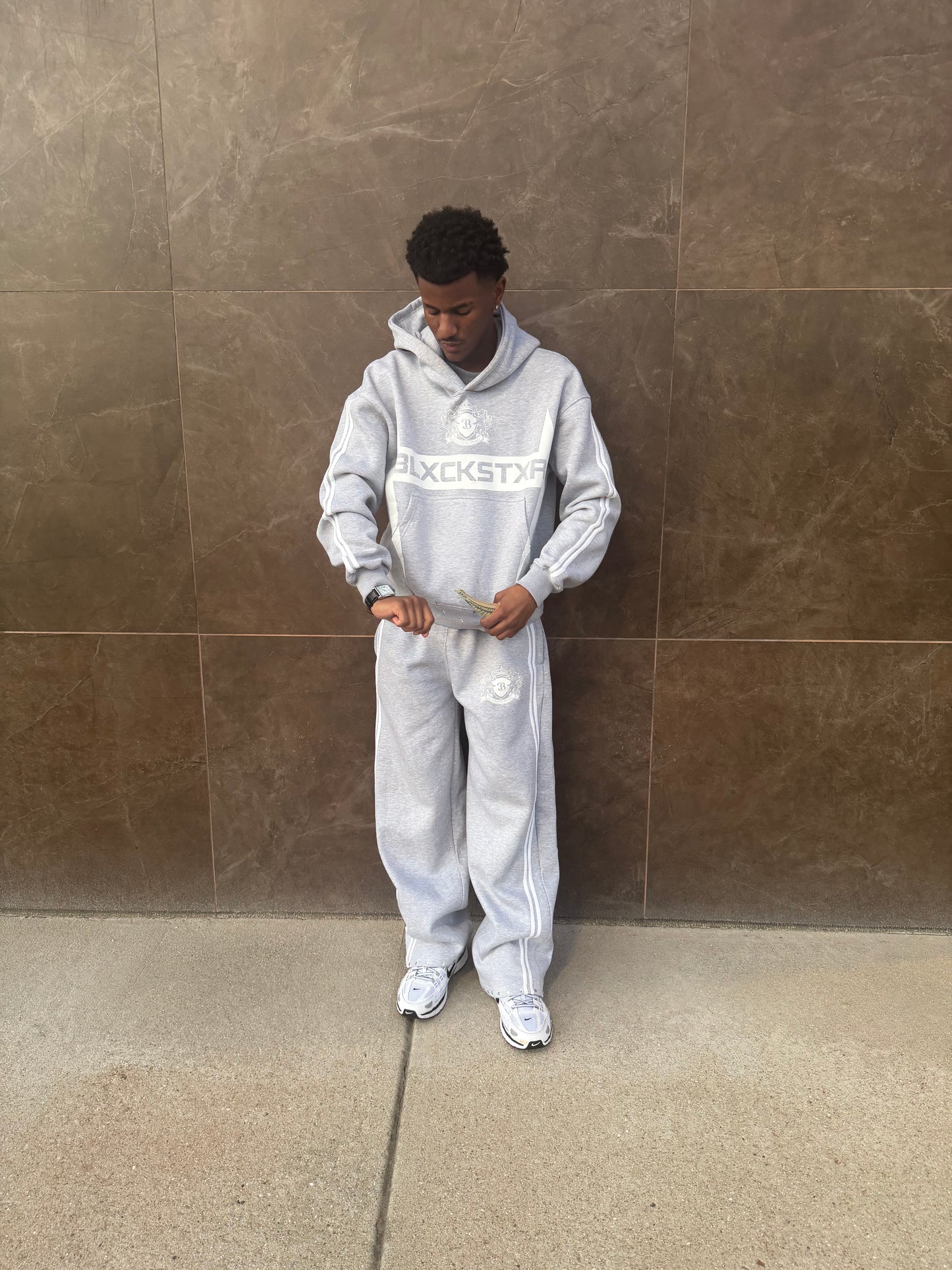 Blxckstxr "HEISMAN GRAY"Sweatsuit
