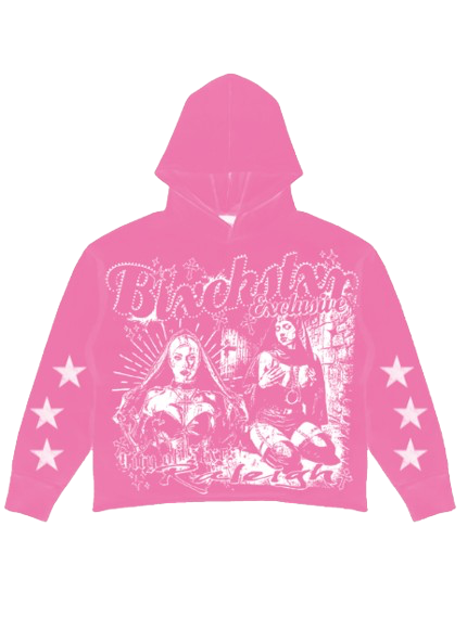 Blxckstxr "Pink Star" Hoodie