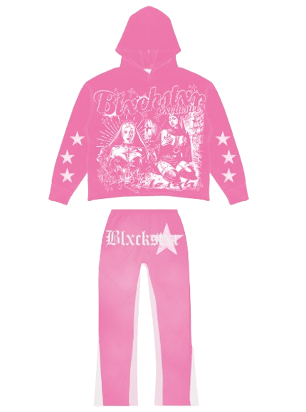Blxckstxr "Sweatsuit" Pink Set