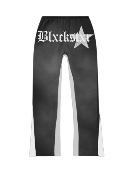Blxckstxr "Flared Black Star" Sweatpants
