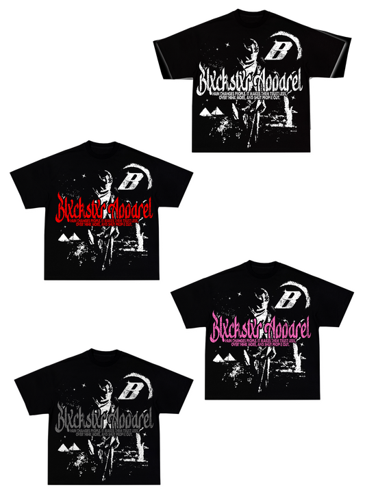 Blxckstxr "V1.2 x 4" Tee (4 Pack)