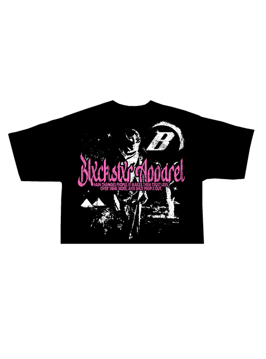Blxckstxr "PINK" V1.2 Cropped Tee