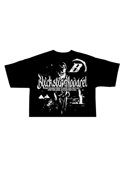 Blxckstxr "WHITE" V1.2 Cropped Tee