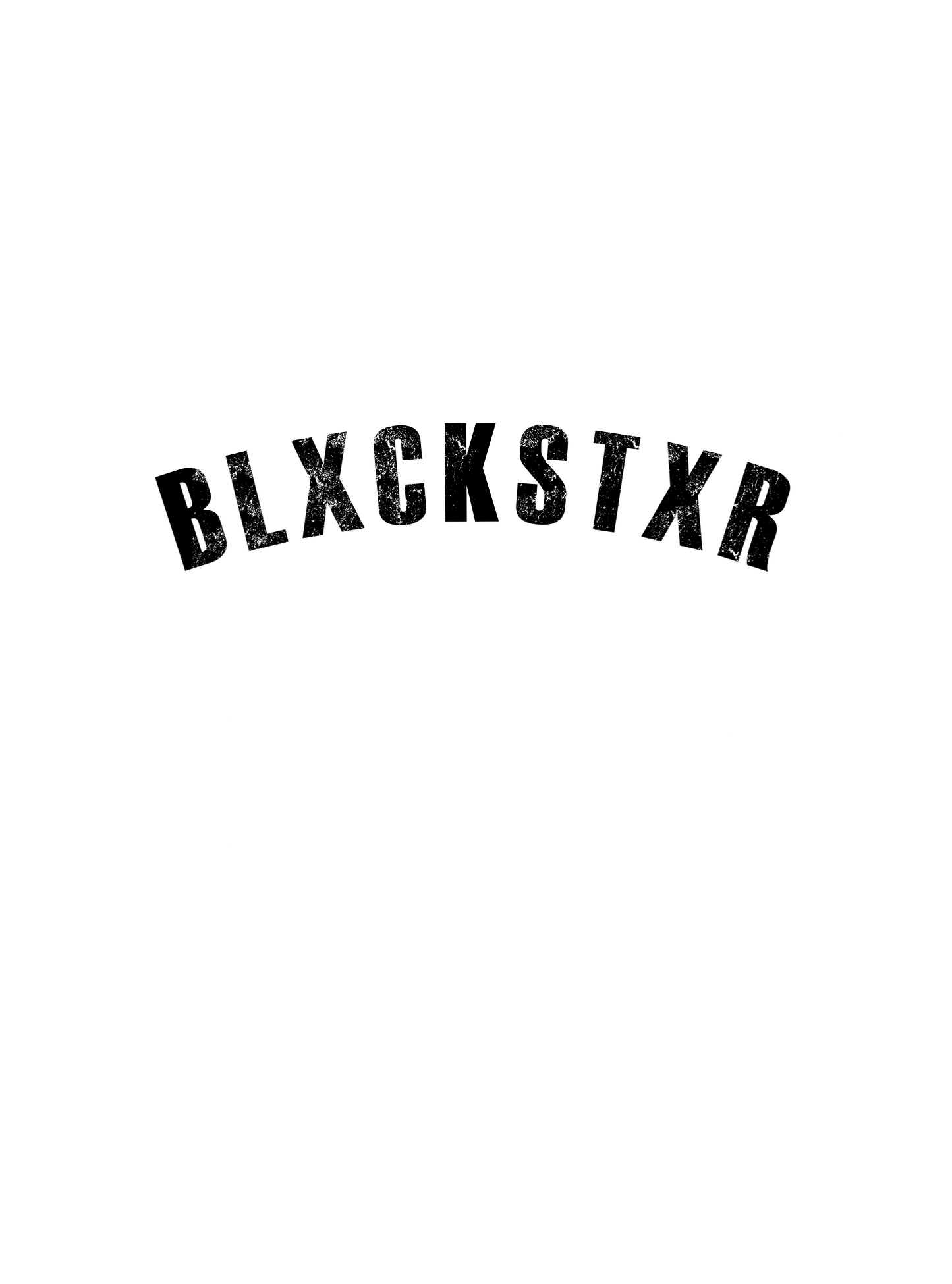 Blxckstxr "PAIN AND GAIN" Cropped Tee