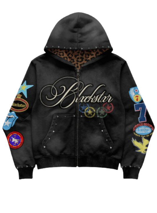 Blxckstxr "Obsidian-7" Zip Up