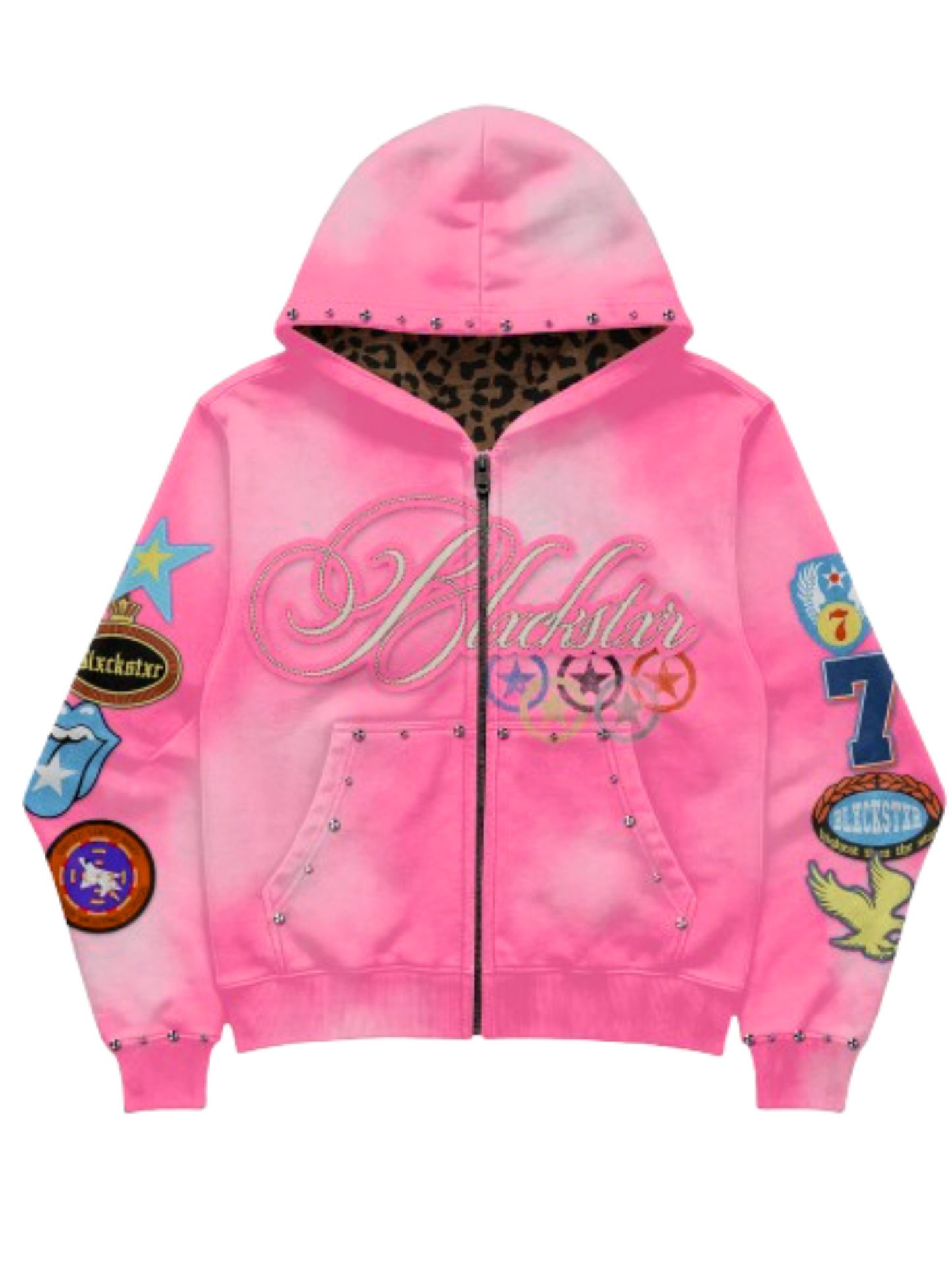 Blxckstxr "S4TUR4 P1NK" Zip Up