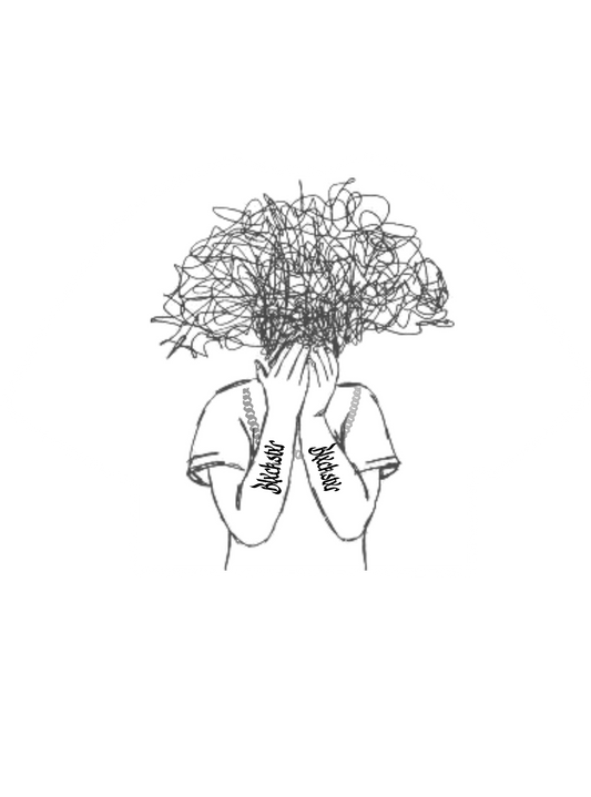 Blxckstxr "Spaced Out" White Tee