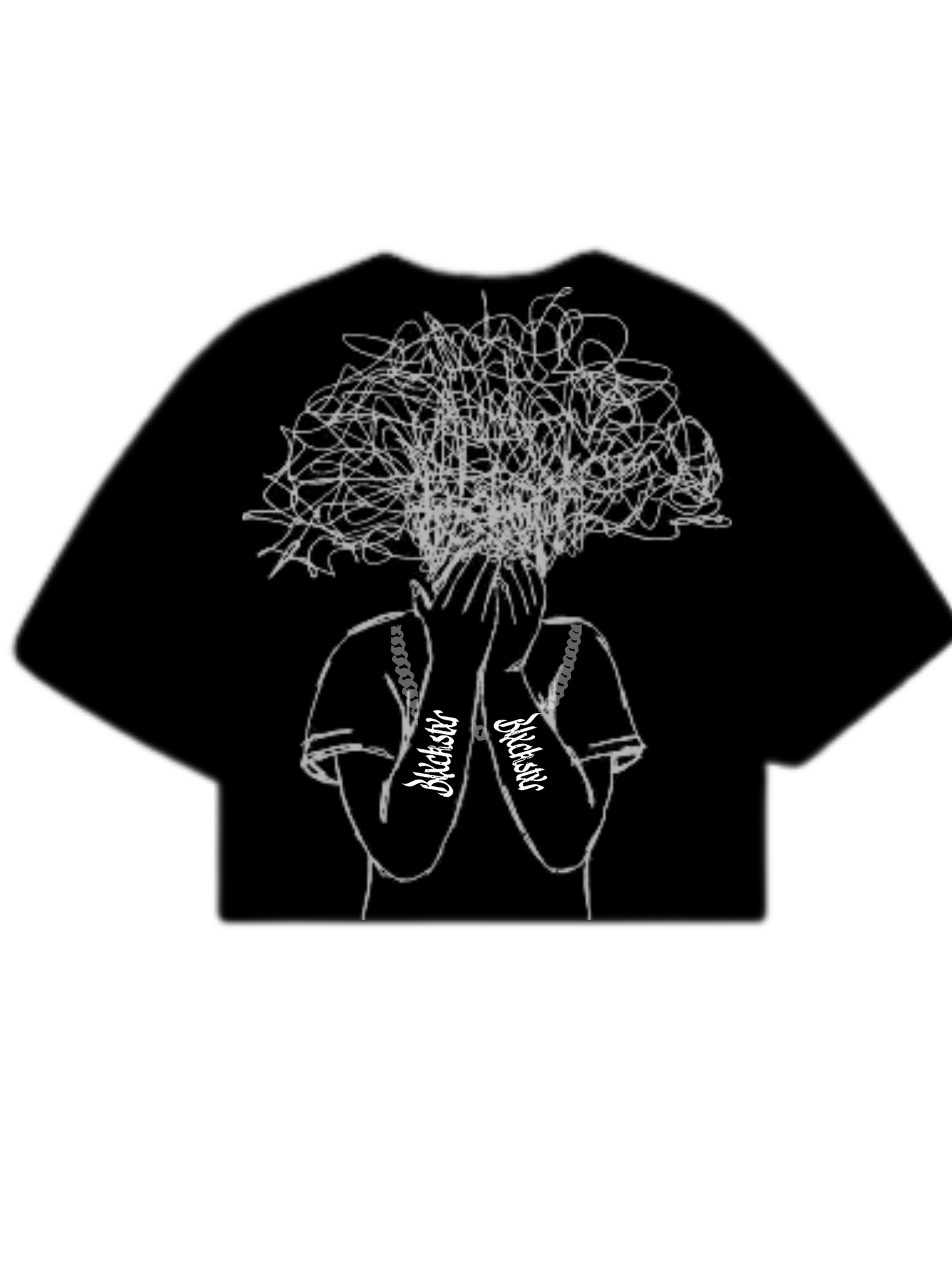 Blxckstxr "Spaced Out" Black Tee