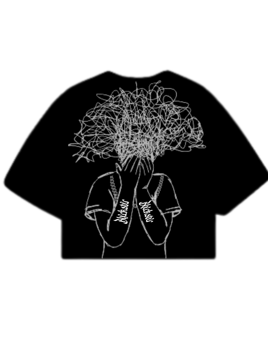 Blxckstxr "Spaced Out" Black Tee