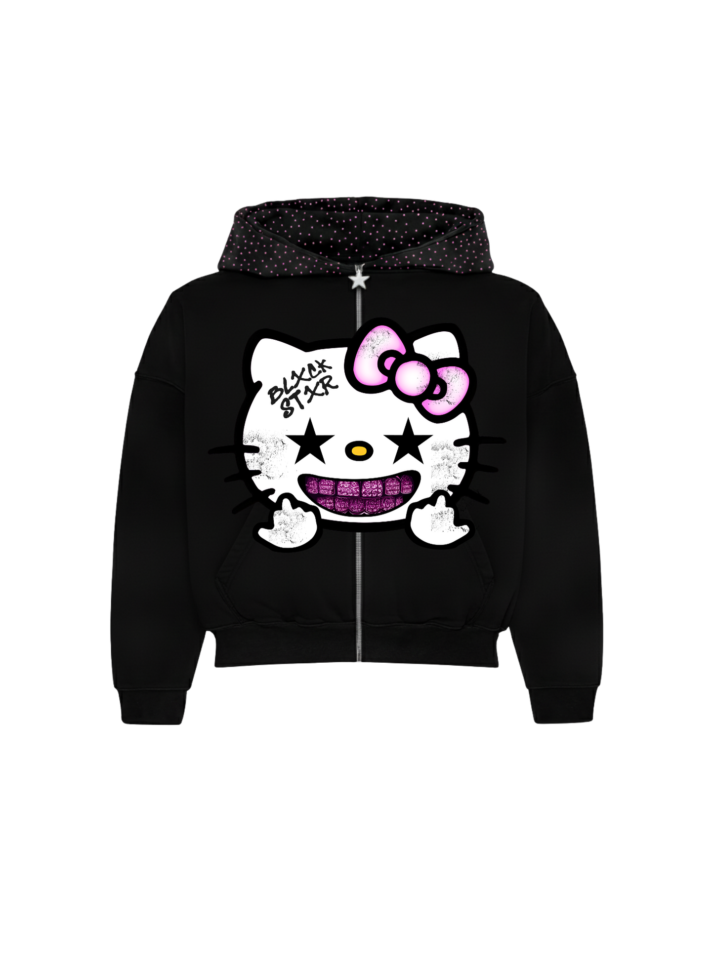 Blxckstxr Kitty Zip Up V3