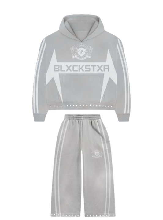 Blxckstxr "HEISMAN GRAY"Sweatsuit