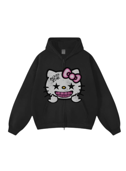 Blxckstxr Kitty Zip Up V2