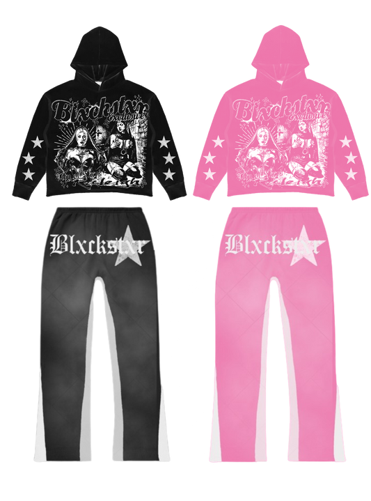 Blxckstxr "Black & Pink Star" Set