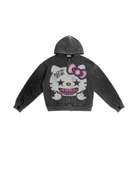 Blxckstxr Kitty Zip Up